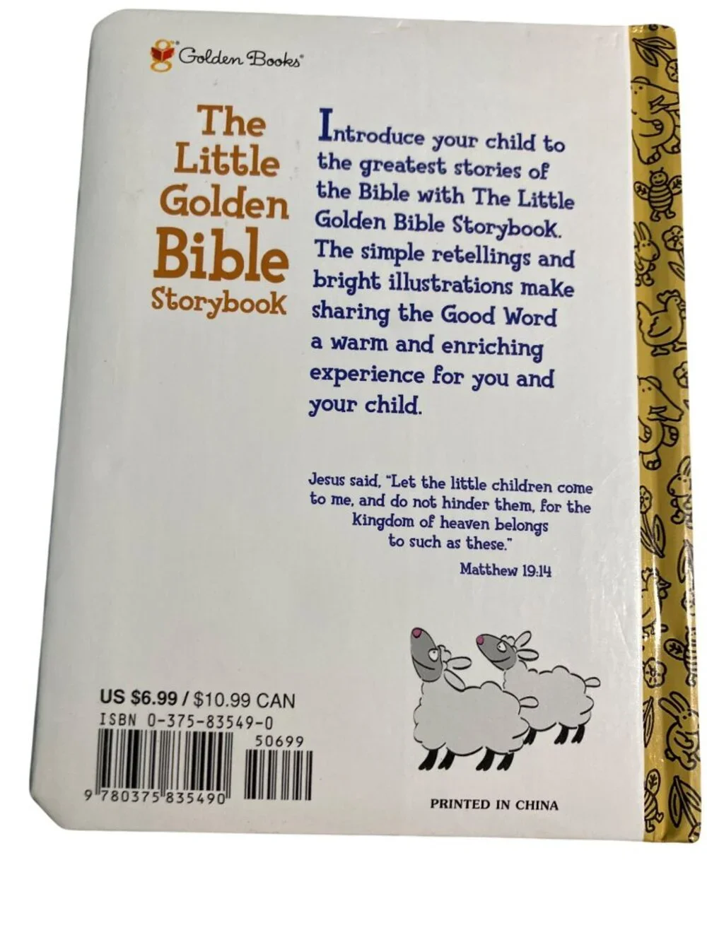 The Little Golden Bible Storybook Hardcover Kids Book - Picture 2 of 16
